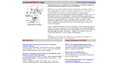 Desktop Screenshot of causeeffect.org